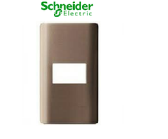 Mặt 1 thiết bị size S màu đồng Zencelo A Schneider (A8401S_SZ_G19)