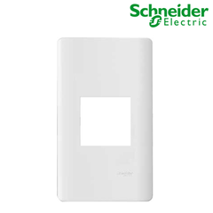 Mặt cho MCB 2 cực Zencelo A màu trắng Schneider (A8402MCB_WE_G19)