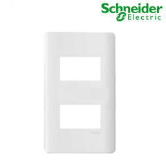 Mặt 2 thiết bị size S Zencelo A màu trắng Schneider (A8402S_WE_G19)