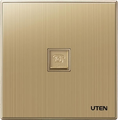 Bộ ổ cắm đơn điện thoại Q9 - Uten (Q9G-1TEL)