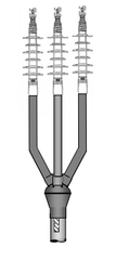 Đầu cáp co nguội 3 pha 24kV ngoài trời 240mm2(QTII-6S-32 Series)