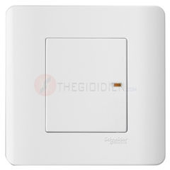 Bộ công tắc đơn 1 chiều 16A màu trắng Zencelo - Schneider (E8431_1_G19)