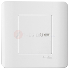 Bộ công tắc chuông 10A màu trắng Zencelo - Schneider (E8431BP1_G19)