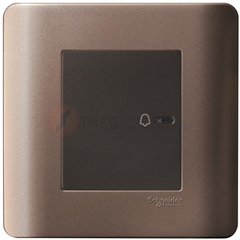 Bộ công tắc chuông 10A màu đồng Zencelo - Schneider (E8431BP1_SZ_G19)