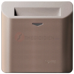 Bộ công tắc chìa khóa thẻ màu đồng Zencelo - Schneider (E8431EKT_SZ)