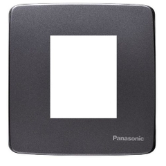 Mặt 2 thiết bị Minerva màu xám ánh kim Panasonic (WMT7812MYH-VN)