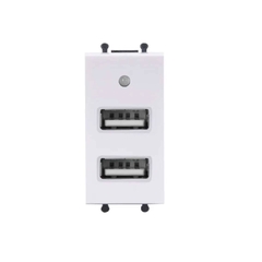 Ổ cắm đôi USB cỡ S Uten Q120B-2USB