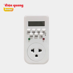 Ổ cắm hẹn giờ điều chỉnh điện tử Điện Quang (ĐQ ESK DT10 W 13)