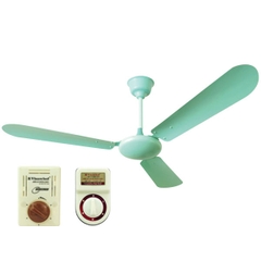 Quạt trần 1400 cánh nhôm ống treo dài 1m Vinawind màu xanh/kem(QTN1M)