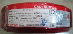 Dây Cu/PVC 1x6 Cadisun