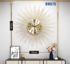 Đồng hồ trang trí treo tường 3D DH675