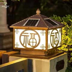 Đèn trụ cổng năng lượng mặt trời (300x300) Mayor Wolf