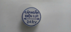 Mốc báo cáp sứ (in chìm)