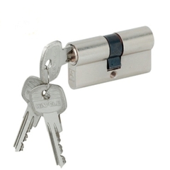 Ruột khóa Hafele 916.96.007, 2 đầu chìa (60 mm)