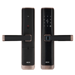 Khóa điện tử Hexa L100 đen đồng đỏ, chống nước