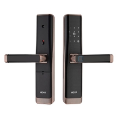 Khóa điện tử Hexa L100 đen đồng đỏ, chống nước