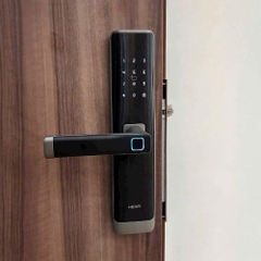 Khóa vân tay chống nước Hexa L100 đen xám
