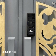 Khóa cổng Kassler KL-579 CNC Gold Grey xám viền vàng