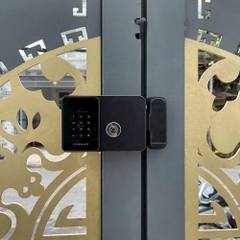 Khóa cổng Kassler KL-579 CNC Gold Grey xám viền vàng