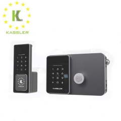 Khóa cổng Kassler KL-579 CNC Silver Grey xám viền bạc