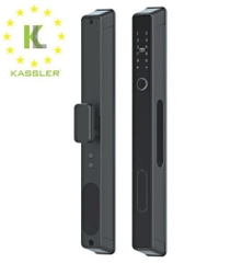 Khóa vân tay cửa nhôm Kassler KL-599 AT Black, app wifi, remote