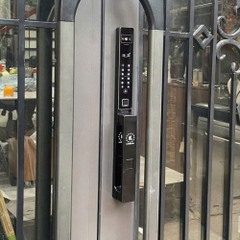 Khoá nhận diện khuôn mặt cửa nhôm Kassler KL-599 CNC 02 Black