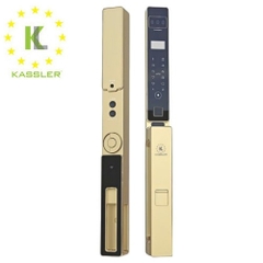Khóa cửa thông minh face ID Kassler KL-599 CNC VF Champagne gold