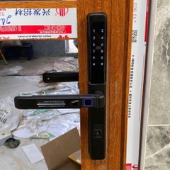 Khoá điện tử cửa nhôm Kassler KL-599 LX Black app wifi