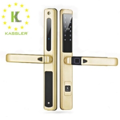 Khóa cửa nhôm Kassler KL-599 LX Champagne có app wifi, remote