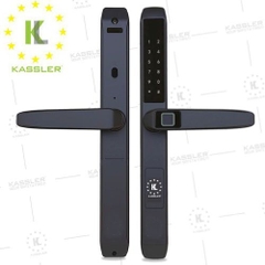 Khoá vân tay cửa nhôm Kassler KL-599TD Black mobile app