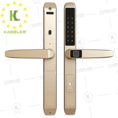 Khóa cửa nhôm Kassler KL-599TD Champagne gold app mobile