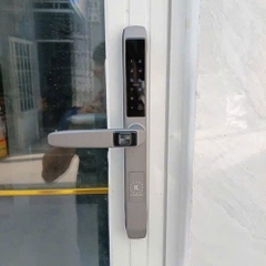Khóa vân tay cửa nhôm Kassler KL-599TD Grey mobile app