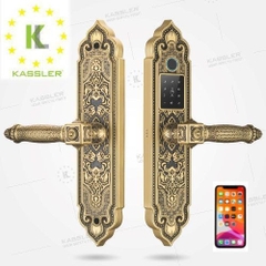 Khóa tân cổ điển vân tay Kassler KL-919 Pro Copper, mobile app