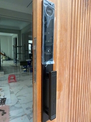 Khóa cửa thông minh Face ID Kassler KL-968 CNC Black, app wifi