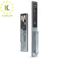 Khoá cửa thông minh Face ID Kassler KL-968 CNC Blue Grey, app wifi