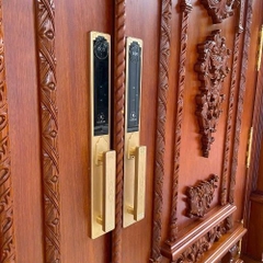Khoá cửa thông minh Face ID Kassler KL-968 CNC Gold, app wifi