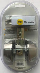 Khóa cóc Yale V8121 US32D, 2 đầu chìa