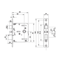 Khóa điện tử Hafele DL7100- 912.05.498, vân tay