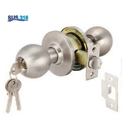 Khóa tay nắm tròn Hafele 911.64.399, inox 316