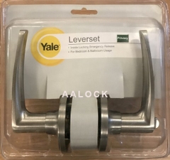 Khóa tròn tay gạt Yale VL5342 US15 cửa WC