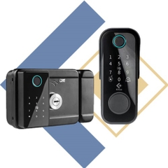 Khóa cổng vân tay hai chiều Kitos KT-DL04 Pro, mobile app
