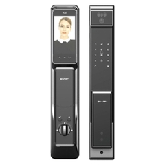 Khóa nhận diện khuôn mặt Sharp H2-V Pro xám, app mobile
