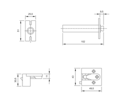 Chốt an toàn dạng xích Yale YDG-010 US19