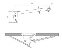 Thanh hướng cửa tuần tự Yale YSS-010 US32D