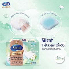 Hộp Bông tẩy trang [BÔNG TRANG ĐIỂM] cao cấp Silcot Premium 66 miếng/hộp