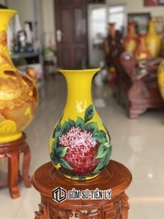 Bình gốm 3d Bát Tràng dáng tỏi-BGD13