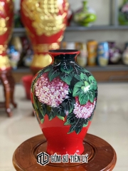 Bình đùi dễ trang trí màu đỏ-BGD62