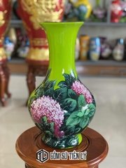 Bình hoa gốm Bát Tràng vẽ tay-BGD74