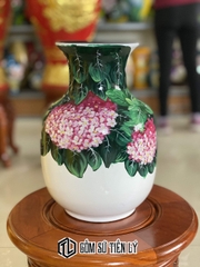 Bình hoa hút lộc 3d màu trắng-BGD78