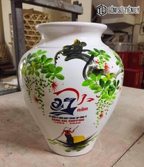 Bình hoa tặng cao cấp gốm Bát Tràng-GQT18